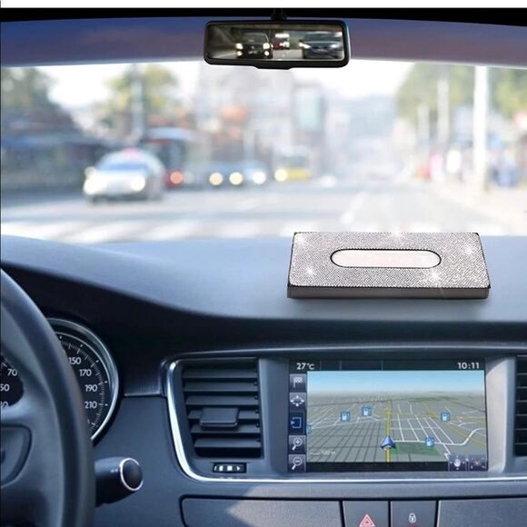 Car Visor Bling Tissue/Mask Holder NWT - Picture 7 of 16